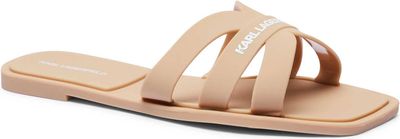 Klapki damskie na lato Karl Lagerfeld ze sklepu: Gomez Fashion Store w kategorii: Klapki damskie - zdjęcie 874714-BD9-10338_KL252W000028D04