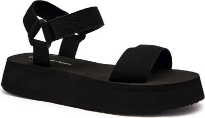 Calvin Klein Jeans - Sandały damskie na lato ze sklepu: Gomez Fashion Store w kategorii: Sandały damskie - zdjęcie 874714-BD9-10338_CJ252W000043180