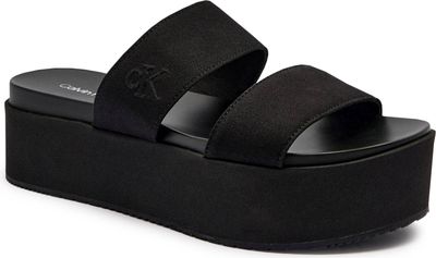 Klapki damskie na lato Calvin Klein Jeans ze sklepu: Gomez Fashion Store w kategorii: Klapki damskie - zdjęcie 874714-BD9-10338_CJ252W000061180