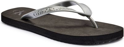 Klapki damskie na lato Calvin Klein Jeans ze sklepu: Gomez Fashion Store w kategorii: Klapki damskie - zdjęcie 874714-BD9-10338_CJ252W000068147