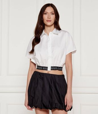 Koszula damska elegancka Karl Lagerfeld Jeans ze sklepu: Gomez Fashion Store w kategorii: Koszule damskie - zdjęcie 874714-BD9-10338_KJ252W000006001