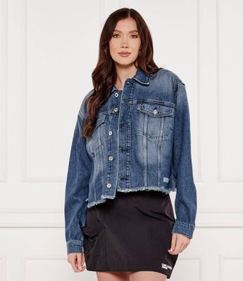 Karl Lagerfeld Jeans - Kurtka damska ze sklepu: Gomez Fashion Store w kategorii: Kurtki damskie - zdjęcie 874714-BD9-10338_KJ252W000013063
