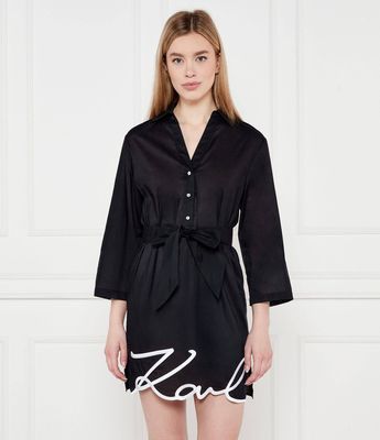 Sukienka na lato Karl Lagerfeld ze sklepu: Gomez Fashion Store w kategorii: Sukienki - zdjęcie 874714-BD9-10338_KJ252W000059002