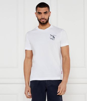 T-shirt męski casual Joop! Jeans ze sklepu: Gomez Fashion Store w kategorii: T-shirty męskie - zdjęcie 874714-BD9-10338_JJ252M000042100