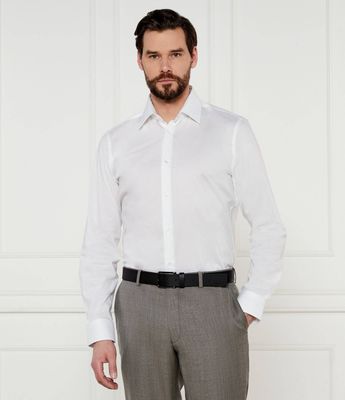 Koszula męska z klasycznym kołnierzykiem Joop! ze sklepu: Gomez Fashion Store w kategorii: Koszule męskie - zdjęcie 874714-BD9-10338_JO252M000008100