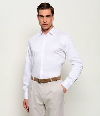 Koszula męska z klasycznym kołnierzykiem Joop! ze sklepu: Gomez Fashion Store w kategorii: Koszule męskie - zdjęcie 874714-BD9-10338_JO252M000009100