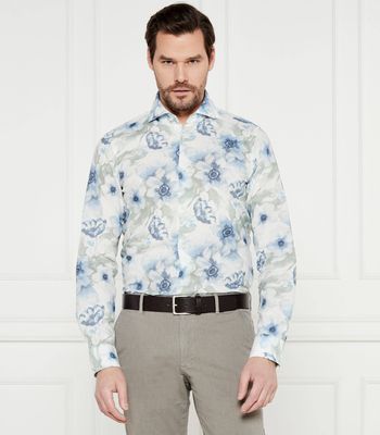 Koszula męska na wiosnę z kołnierzykiem button down Joop! ze sklepu: Gomez Fashion Store w kategorii: Koszule męskie - zdjęcie 874714-BD9-10338_JO252M000042405