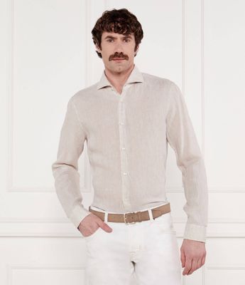 Koszula męska na wiosnę z klasycznym kołnierzykiem Joop! ze sklepu: Gomez Fashion Store w kategorii: Koszule męskie - zdjęcie 874714-BD9-10338_JO252M000043124