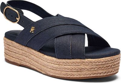 Sandały damskie letnie Tommy Hilfiger ze sklepu: Gomez Fashion Store w kategorii: Sandały damskie - zdjęcie 874714-BD9-10338_TH252W000136287