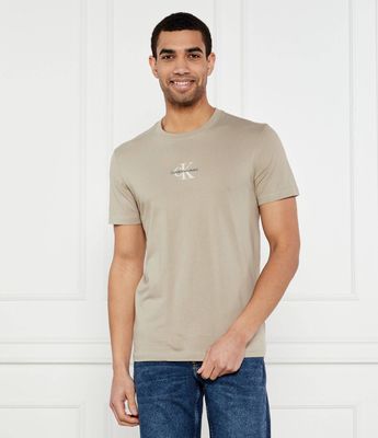 T-shirt męski casualowy Calvin Klein Jeans ze sklepu: Gomez Fashion Store w kategorii: T-shirty męskie - zdjęcie 874714-BD9-10338_CJ252M000087W65