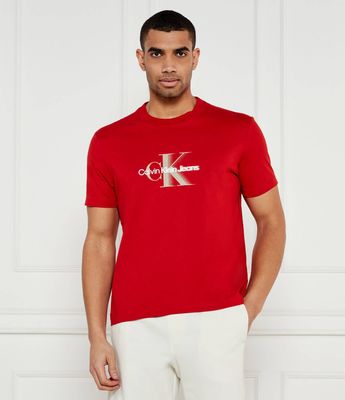 T-shirt męski młodzieżowy na wiosnę Calvin Klein Jeans ze sklepu: Gomez Fashion Store w kategorii: T-shirty męskie - zdjęcie 874714-BD9-10338_CJ252M000090W66