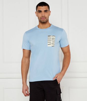 T-shirt męski młodzieżowy Calvin Klein Jeans ze sklepu: Gomez Fashion Store w kategorii: T-shirty męskie - zdjęcie 874714-BD9-10338_CJ252M000093W64