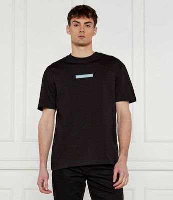 T-shirt męski casual Calvin Klein Jeans ze sklepu: Gomez Fashion Store w kategorii: T-shirty męskie - zdjęcie 874714-BD9-10338_CJ252M000096A81