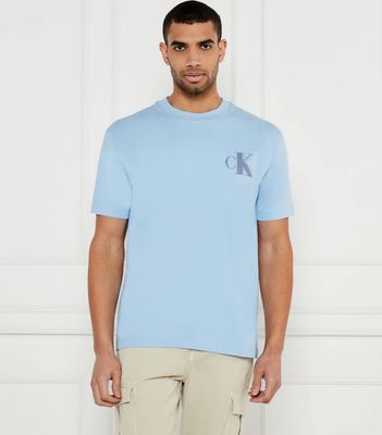 T-shirt męski casual Calvin Klein Jeans ze sklepu: Gomez Fashion Store w kategorii: T-shirty męskie - zdjęcie 874714-BD9-10338_CJ252M000127W64