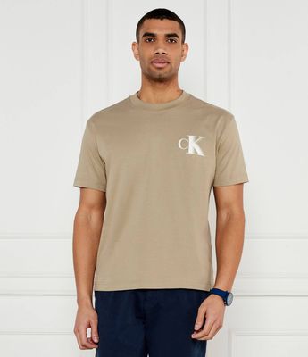 T-shirt męski casual Calvin Klein Jeans ze sklepu: Gomez Fashion Store w kategorii: T-shirty męskie - zdjęcie 874714-BD9-10338_CJ252M000127W59