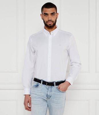 Koszula męska z kołnierzykiem button down Calvin Klein Jeans ze sklepu: Gomez Fashion Store w kategorii: Koszule męskie - zdjęcie 874714-BD9-10338_CJ252M000143C65