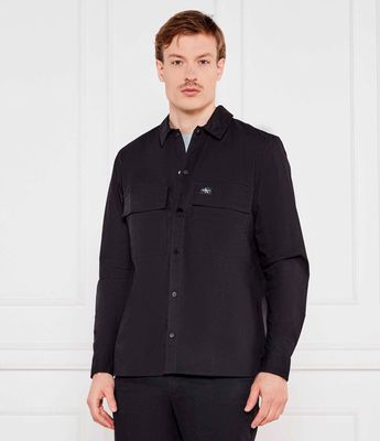 Koszula męska casual z klasycznym kołnierzykiem Calvin Klein Jeans ze sklepu: Gomez Fashion Store w kategorii: Koszule męskie - zdjęcie 874714-BD9-10338_CJ252M000160A81