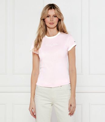 Bluzka damska na lato Tommy Hilfiger ze sklepu: Gomez Fashion Store w kategorii: Bluzki damskie - zdjęcie 874714-BD9-10338_TH252W000166G78
