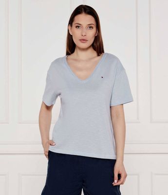 Bluzka damska casual Tommy Hilfiger ze sklepu: Gomez Fashion Store w kategorii: Bluzki damskie - zdjęcie 874714-BD9-10338_TH252W000174G36