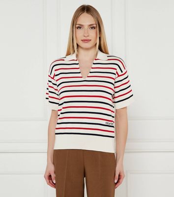 Sweter damski casual Tommy Hilfiger ze sklepu: Gomez Fashion Store w kategorii: Swetry damskie - zdjęcie 874714-BD9-10338_TH252W000177F15