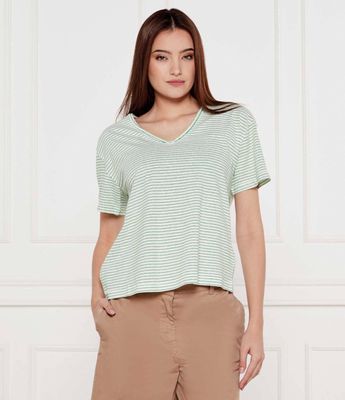 Bluzka damska na wiosnę Tommy Hilfiger ze sklepu: Gomez Fashion Store w kategorii: Bluzki damskie - zdjęcie 874714-BD9-10338_TH252W000180O13
