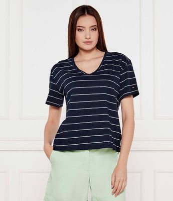 Bluzka damska casual Tommy Hilfiger ze sklepu: Gomez Fashion Store w kategorii: Bluzki damskie - zdjęcie 874714-BD9-10338_TH252W000180K86