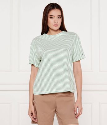 Bluzka damska na wiosnę Tommy Hilfiger ze sklepu: Gomez Fashion Store w kategorii: Bluzki damskie - zdjęcie 874714-BD9-10338_TH252W000181O13