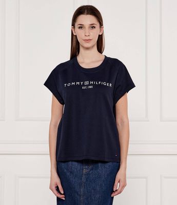 Bluzka damska na wiosnę Tommy Hilfiger ze sklepu: Gomez Fashion Store w kategorii: Bluzki damskie - zdjęcie 874714-BD9-10338_TH252W000183F71