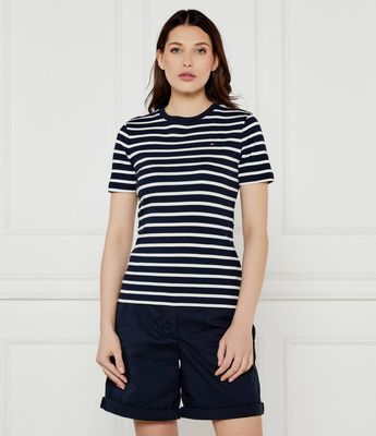 Bluzka damska casualowa Tommy Hilfiger ze sklepu: Gomez Fashion Store w kategorii: Bluzki damskie - zdjęcie 874714-BD9-10338_TH252W000184P44