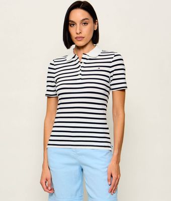 Bluzka damska na wiosnę Tommy Hilfiger ze sklepu: Gomez Fashion Store w kategorii: Bluzki damskie - zdjęcie 874714-BD9-10338_TH252W000185I46