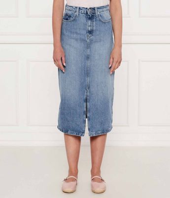 Spódnica wiosenna Tommy Hilfiger ze sklepu: Gomez Fashion Store w kategorii: Spódnice - zdjęcie 874714-BD9-10338_TH252W000188G63