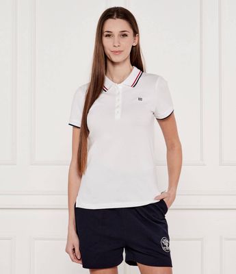 Bluzka damska na wiosnę Tommy Hilfiger ze sklepu: Gomez Fashion Store w kategorii: Bluzki damskie - zdjęcie 874714-BD9-10338_TH252W000192H83