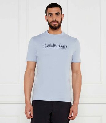 T-shirt męski na wiosnę Calvin Klein ze sklepu: Gomez Fashion Store w kategorii: T-shirty męskie - zdjęcie 874714-BD9-10338_CK252M000080C90