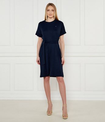 Tommy Hilfiger - Sukienka casualowa wiosenna ze sklepu: Gomez Fashion Store w kategorii: Sukienki - zdjęcie 874714-BD9-10338_TH252W000226F71