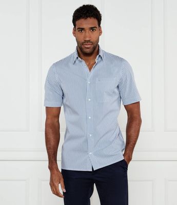 Koszula męska casual z klasycznym kołnierzykiem Calvin Klein ze sklepu: Gomez Fashion Store w kategorii: Koszule męskie - zdjęcie 874714-BD9-10338_CK252M000098D18