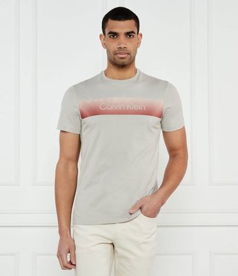 Calvin Klein - T-shirt męski w stylu młodzieżowym ze sklepu: Gomez Fashion Store w kategorii: T-shirty męskie - zdjęcie 874714-BD9-10338_CK252M000131D09
