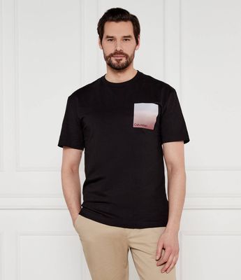 T-shirt męski Calvin Klein ze sklepu: Gomez Fashion Store w kategorii: T-shirty męskie - zdjęcie 874714-BD9-10338_CK252M000132A23