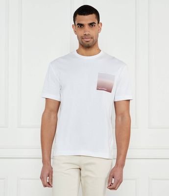 T-shirt męski na wiosnę Calvin Klein ze sklepu: Gomez Fashion Store w kategorii: T-shirty męskie - zdjęcie 874714-BD9-10338_CK252M000132257