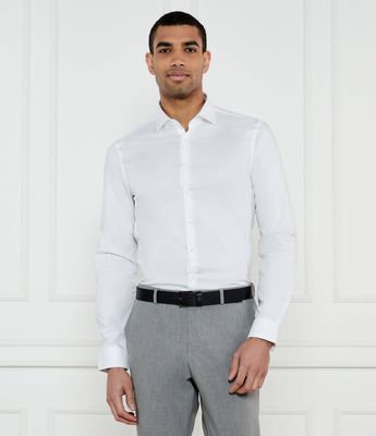 Calvin Klein - Koszula męska z klasycznym kołnierzykiem ze sklepu: Gomez Fashion Store w kategorii: Koszule męskie - zdjęcie 874714-BD9-10338_CK252M000138257