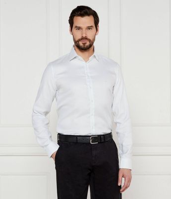 Koszula męska z klasycznym kołnierzykiem Calvin Klein ze sklepu: Gomez Fashion Store w kategorii: Koszule męskie - zdjęcie 874714-BD9-10338_CK252M000145257