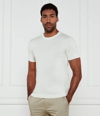T-shirt męski casual Calvin Klein ze sklepu: Gomez Fashion Store w kategorii: T-shirty męskie - zdjęcie 874714-BD9-10338_CK252M000165C91