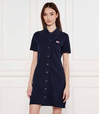 Tommy Jeans - Sukienka koszulowa ze sklepu: Gomez Fashion Store w kategorii: Sukienki - zdjęcie 874714-BD9-10338_TM252W000047072