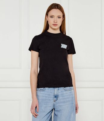 Bluzka damska casual Tommy Jeans ze sklepu: Gomez Fashion Store w kategorii: Bluzki damskie - zdjęcie 874714-BD9-10338_TM252W000060D44