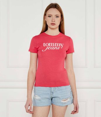 Bluzka damska na wiosnę w stylu młodzieżowym Tommy Jeans ze sklepu: Gomez Fashion Store w kategorii: Bluzki damskie - zdjęcie 874714-BD9-10338_TM252W000075F94