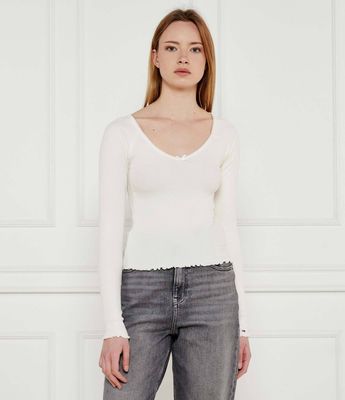 Bluzka damska Tommy Jeans ze sklepu: Gomez Fashion Store w kategorii: Bluzki damskie - zdjęcie 874714-BD9-10338_TM252W000103A13