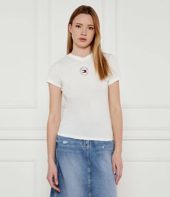 Bluzka damska casual Tommy Jeans ze sklepu: Gomez Fashion Store w kategorii: Bluzki damskie - zdjęcie 874714-BD9-10338_TM252W000104A07