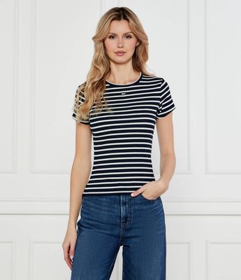 Bluzka damska na wiosnę Tommy Jeans ze sklepu: Gomez Fashion Store w kategorii: Bluzki damskie - zdjęcie 874714-BD9-10338_TM252W000073E26