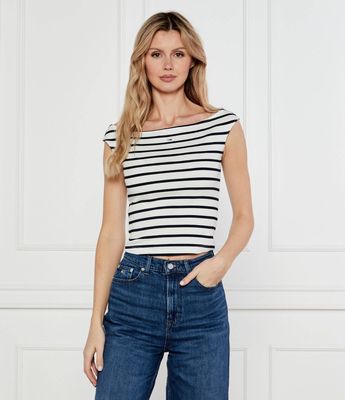 Tommy Jeans - Bluzka damska ze sklepu: Gomez Fashion Store w kategorii: Bluzki damskie - zdjęcie 874714-BD9-10338_TM252W000127F95