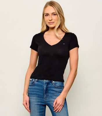 Tommy Jeans - Bluzka damska ze sklepu: Gomez Fashion Store w kategorii: Bluzki damskie - zdjęcie 874714-BD9-10338_TM252W000128D44