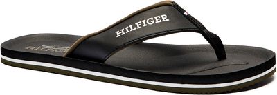 Klapki męskie na lato Tommy Hilfiger ze sklepu: Gomez Fashion Store w kategorii: Klapki męskie - zdjęcie 874714-BD9-10338_TH252M000066D12
